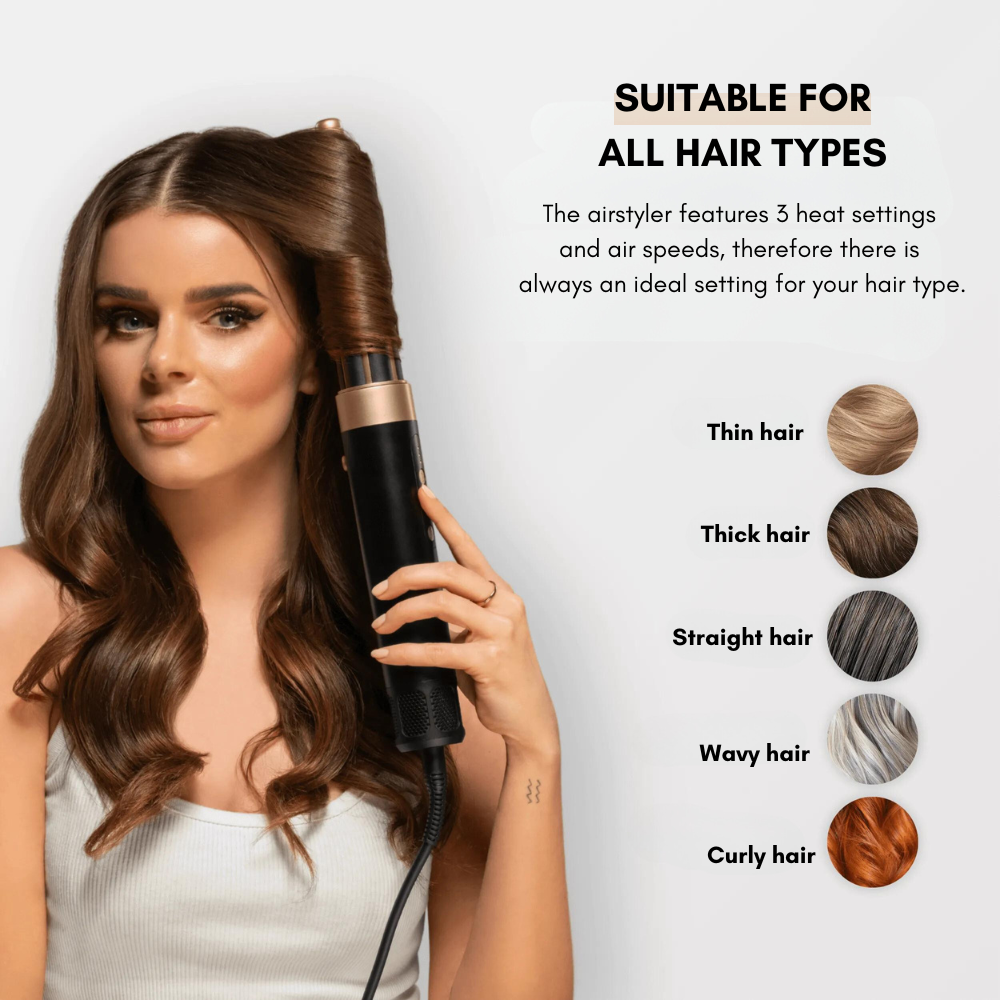 Keramik Airstyler 9-in-1 PRO - Black